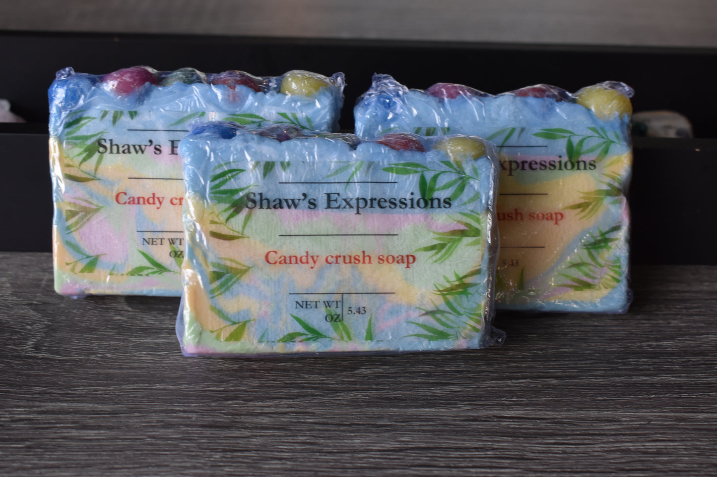 Candy crush (inspired) soap