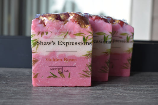 Golden roses (soap)