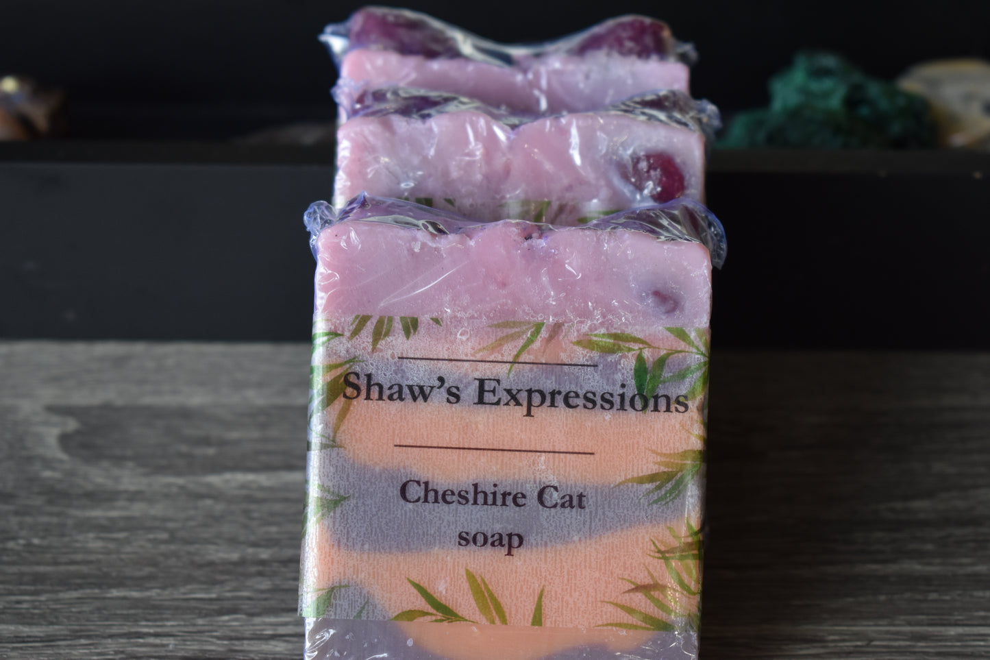 Cheshire Cat inspired soap
