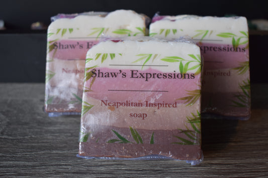 Neapolitan inspired soap