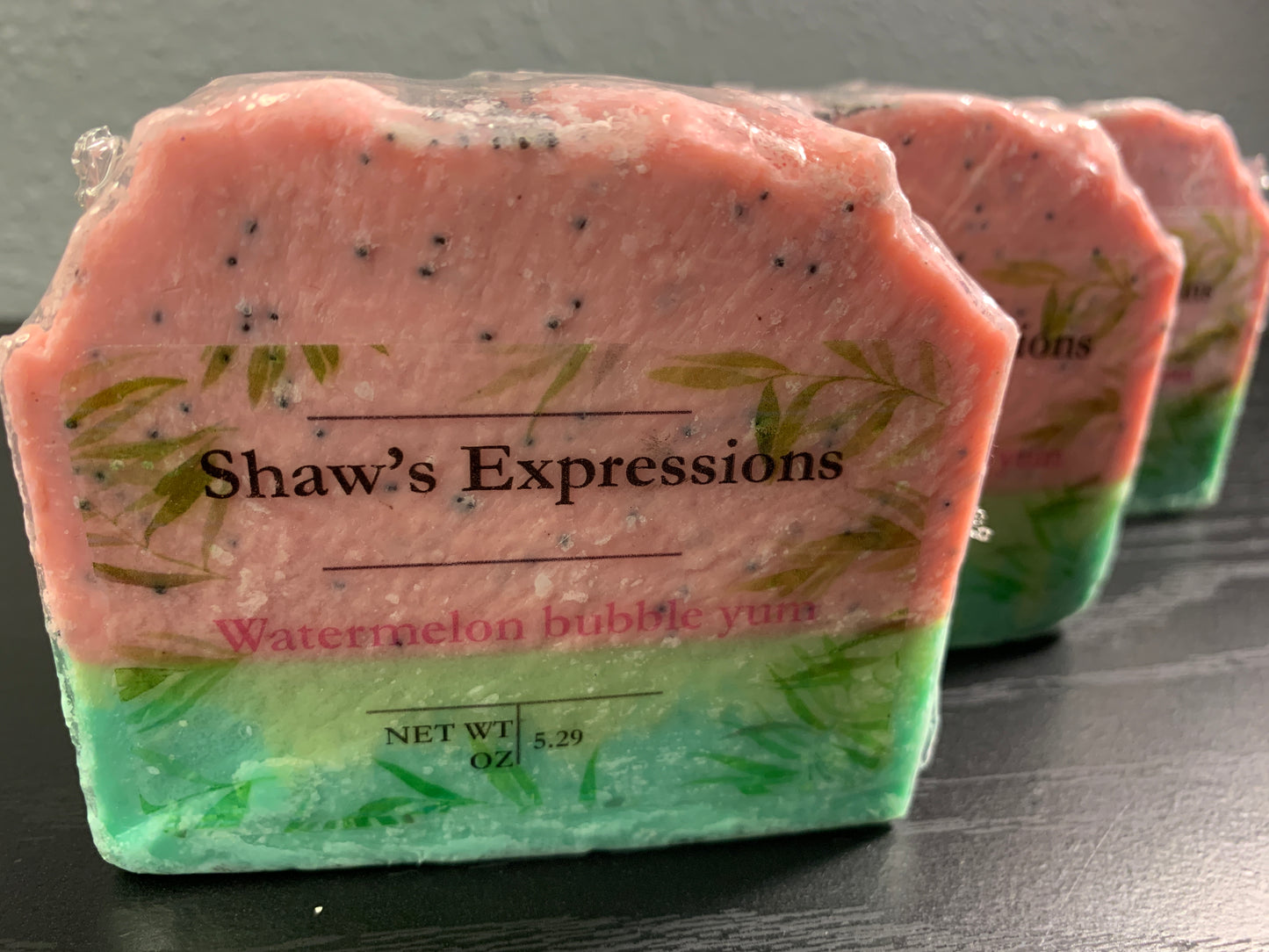 Watermelon Bubble Yum soap